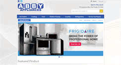 Desktop Screenshot of abbyappliances.com